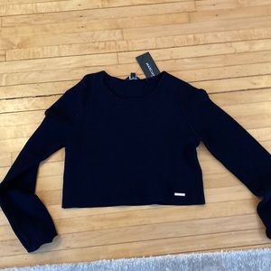 Marciano Guess cropped black sweater 14